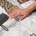 thumbnail image 3 of Addison Rugs Dream Shag Premium Machine Washable Transitional Stockings Gray Round Rug, 8' x 8', 3 of 8