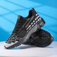 thumbnail image 6 of XIMIN Men's Mesh Slip-On Walking Safety Shoes Lightweight Training Workout Athletic Gym Footwear Warehouse Industry Work Sneakers Platform Tennis Running Sneakers, 6 of 8