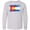 AC-Heather Grey, variant on Inktastic Colorado Flag Distressed Look Long Sleeve Youth T-Shirt