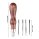 thumbnail image 3 of Punzón de costura para artesanía en cuero Jadeshay Juego de punzones de costura de Madera 4 en 1, 3 of 10