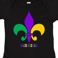 thumbnail image 4 of Inktastic Mardi Gras Fleur De Lis Girls Baby Bodysuit, 4 of 5