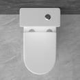 thumbnail image 5 of WinZo WZ5311 Rear Outlet Toilet One Piece Modern Design,Back Wall Discharge Right Side Dual Flush For Basement Bathroom,White, 5 of 6
