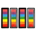 thumbnail image 1 of Shisuyan Ink Pad Multi Color Plastic Sponge 4Pack 8.3X3.1X0.8In, 1 of 8