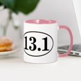 thumbnail image 4 of CafePress - 13.1 Half Marathon Mug - 11 oz Ceramic Mug - Novelty Coffee Tea Cup, 4 of 6
