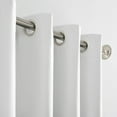 thumbnail image 3 of Sun Zero Duran Thermal Insulated 100% Blackout Grommet Curtain Panel, 50"X108", White (Single Panel), 3 of 8
