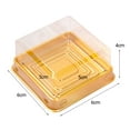 thumbnail image 6 of 50Pcs 100g Moon Cake Box Square Plastic Egg Yolk Pastry Box for Festival, 6 of 7