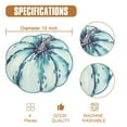 thumbnail image 2 of OVZME 4PCS Fall Placemats, Autumn Printed Pumpkin Place Mats for Kitchen Dining Table, Thanksgiving Harvest Halloween Holiday Decor Placemat, Water-Proof, Each 13" x 15", Dark Blue, 2 of 6