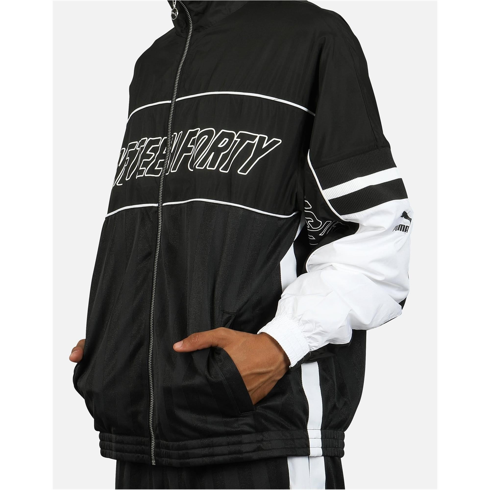 Puma Mens XTG Woven Nineteen Forty Eight Bomber Jacket, Black