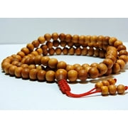 HANDS OF TIBET 108 Bead Wood Mala for Meditation