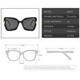 thumbnail image 2 of Ginsiom Trendy Oversized Square Sunglasses for Women Cat Eye Butterfly Womens Sun Glasses, 2 of 6