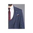 thumbnail image 6 of Men 3pc European Suit WESSI by J.VALINTIN Extra Slim Fit JV33 Navy Window Pane, 6 of 8