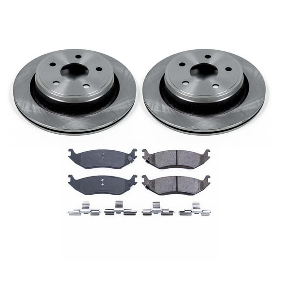 Ultimate Brakes Rear Ceramic Brake Pad and Rotor Kit with Hardware WM80849