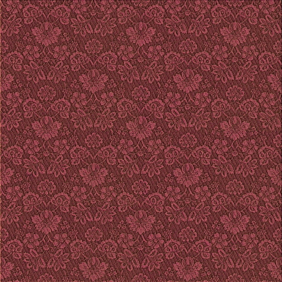 Ahgly Company Indoor Square Patterned Grapefruit Red Area Rugs, 4' Square