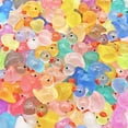 thumbnail image 7 of HomeCozy 10/20/30/40/50/100Pcs Mini Duck Figurine Glow-in-the-dark Resin Little Duck Ornament Tiny Animal Toy Miniature Statue Fairy Garden Microlandscape Desktop Decoration, 7 of 7