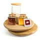 thumbnail image 1 of 2 Piezas Bandeja Giratoria Lazy Susan de Bambú Ultrachef, Charola Organizadora de Cocina para Especias, Botanero, Base Giratoria para Mesa, Almacenamiento, 25cm, 1 of 9