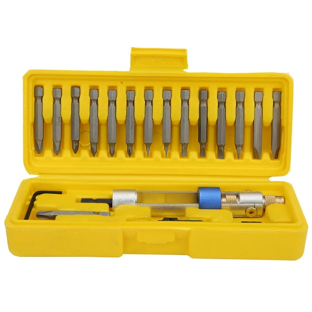 Kit de taladro avellanador de 20 piezas, adaptador rápido multifunción para destornillador neumático