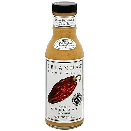 Brianna's Home Style Chipotle Cheddar Dressing, 12 oz (Pack of 6)