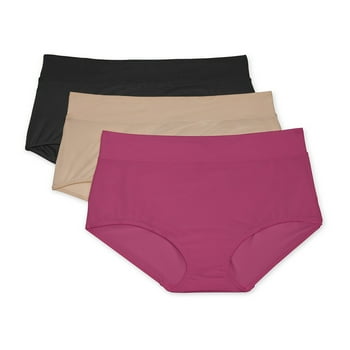 Blissful Benefits by Warner's Women's No Muffin Top Brief 3-Pack