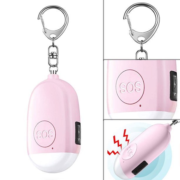 Self Defense Keychain Siren Security Alarm, Personal Security Alarm