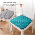 thumbnail image 3 of Inteprter Cojín para silla desmontable y lavable, 2 bolsas, algodón con memoria de resistencia lenta para sentarse durante mucho tiempo y la Decoración del hogar Estilo--, 3 of 6
