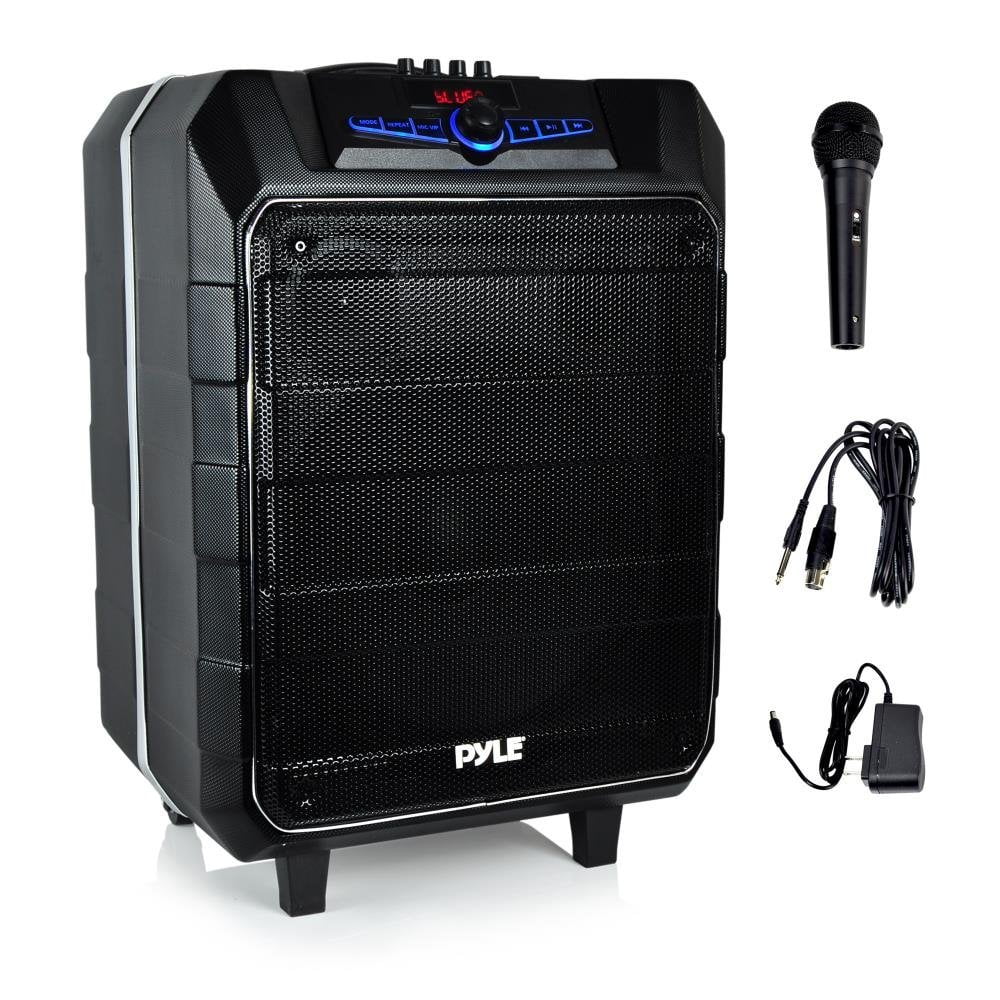 Pa System Wireless, Pyle 12in Jobsite Portable Small Pa System Karaoke