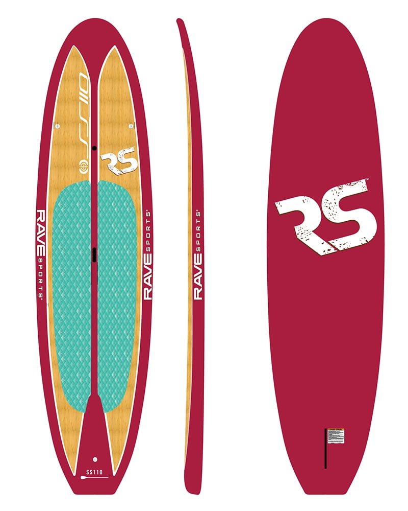 Rave Sports Shoreline Series SS110 SUP Sea Coral Paddle Sports Recreational SUPs
