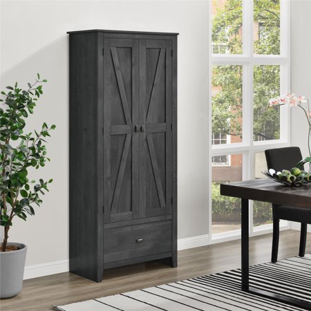 Systembuild Farmington 30 Wide Storage Cabinet Rustic Gray