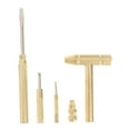 thumbnail image 4 of FUEENIRVA Multi Functional Hammer and Screwdriver Set in Golden Color for Repair Use, 4 of 7