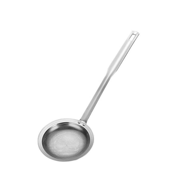 Ruifaya Colador de acero inoxidable de malla fina, filtro de leche de soja, filtro de aceite, cuchara, cuchara de espuma
