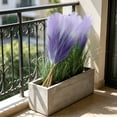 thumbnail image 5 of 20Pcs Artificial Pampas Grass 55cm Faux Dried Flowers Bouquet for Home Decor Wedding Centerpiece Boho Floral Arrangement Living Room Bedroom Dining Room Entryway Vase Filler Natural Reeds Stems, 5 of 6