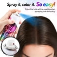 thumbnail image 6 of Temporary Hair Color Wax Blue Hair Spray Temporary for Youth Kids Adult,for Party Cosplay DIY Root Touch-Up Washable All Day Hold, 6 of 9