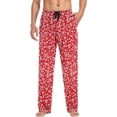thumbnail image 3 of GZHJMY Valentine's Day Pajama Pants for Men, Lounge Pants Lightweight Men Pajama Bottoms with Drawstring Pockets, Christmas New Year Birthday Gifts, XX-Large, 3 of 6