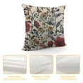 thumbnail image 4 of Orinice  Floral and Plants Throw Pillow Cushion Cover Butterfly on Beautiful Flower Pillow Case Decorative Square Accent Pillow Case  White, 4 of 5