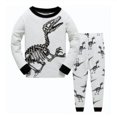 thumbnail image 1 of Pijamas para bebés y niñas, conjuntos de ropa para niños de 2, 3, 4, 5, 6 y 7 años, camisetas y pantalones, 100% algodón, novedad, 1 of 4