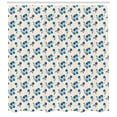 thumbnail image 3 of Ambesonne Botanical Shower Curtain, Mountain Blueberry Fruit, 69"Wx75"L, Beige Cobalt Blue Plum, 3 of 3
