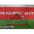 thumbnail image 5 of PowerNet Pro One Piece Softball Baseball Net, Portable Baseball Training Equipment, Hitting, Throwing & Pitching Net with Carrying Bag (Black, 8x8 FT), 5 of 7