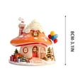 thumbnail image 2 of XIA0LE Christmas Gingerbread House Ornaments 3.6in Christmas Tree Gingerbread Christmas Decor With Rope Xmas Hanging Ornaments For Tree Holiday Party New Year Home Decorations (D), 2 of 6