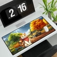 thumbnail image 3 of Goodbye Summer Manx Hello Fall Time for School Desk Mat Full Keyboard Mouse Pad Cat Lover Kitten Owner Gifts Large Mousepad - 02014, 3 of 5