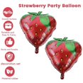 thumbnail image 5 of Strawberry Balloon Arch, 157 PCS Strawberry Balloon with Red Pink Green Latex Balloons and Strawberry Foil Balloons, 5 of 5