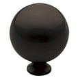 thumbnail image 5 of Baldwin 4968050 1.5 in. dia Round Cabinet knob, Satin Brass & Black, 5 of 5