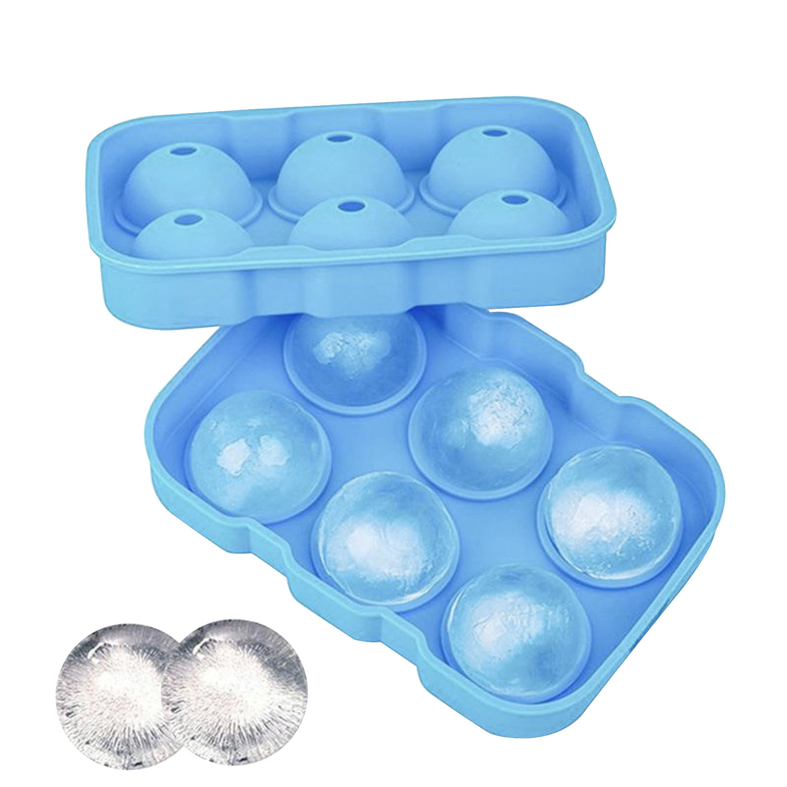 Non Stick Silicone Ice Cube Moulds Ice Cube trays Fish Skull Shape Green 
