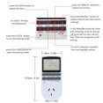 thumbnail image 2 of Smart Timer Switch Socket with Energy-Saving, Flame Retardant, and High-Power Features - 220-240V AU Plug for Safe and Efficient Home Automation, 2 of 6