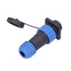 thumbnail image 2 of Enchufe impermeable, conector de alimentación cuadrado de aviación, adaptador de Terminal a tope, CA 380V SP20, 2 of 8