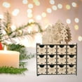 thumbnail image 4 of Vacío Navidad de Adviento Calendario 12 Cajones de Almacenamiento DIY Treasure Box Cuenta Abajo Calendario para Regalos de Vacaciones Fuentes D SM SunniMix Calendario de adviento, 4 of 7