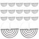 thumbnail image 1 of 50 almohadillas para extensiones de cabello, protectores térmicos para el cuero cabelludo., 1 of 8