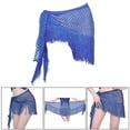 thumbnail image 3 of Bufanda de cadera Sunnimix para danza del vientre Azul real, 3 of 8