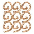 thumbnail image 3 of Curb Chain, Elegant Style Craft Chain Iron Material DIY Making  For Necklaces For Bracelets ANGGREK Oro, 3 of 8