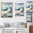 thumbnail image 4 of Designart "Beach Photo Coastal Euphony III" Nautical & Beach Floater Framed Canvas Print, 4 of 7