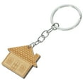 thumbnail image 1 of Exquisite Beige Metal Keychain for Decor Perfect for Housewarming Gifts 5 Pieces, 1 of 8