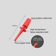 thumbnail image 2 of enqiretly 2Pcs Test Hook Clip Probe Tool Kit Voltage Lead Connect Meter Measuring Instrument Precision Spring Protective, 2 of 8
